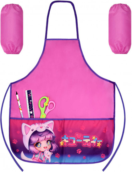 Фартук с нарукавниками для уроков труда и рисования «Чиби»