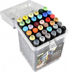 Набор скетчмаркеров двусторонних «Архитектура» - Фото 1