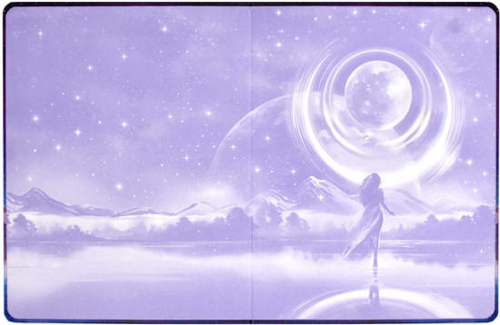 Дневник школьный «Девушка и луна»