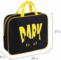 Папка на молнии с ручками «Dark cat» - Фото 11