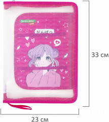 Папка для труда на молнии «Anime style» - Фото 6
