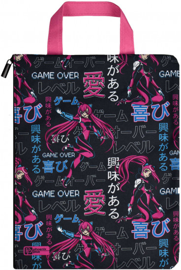 Папка для тетрадей школьных «Кибераниме»