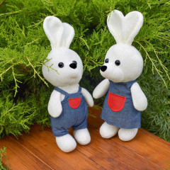 Набор игрушек вязаных «Джинсовый стиль» - Фото 4