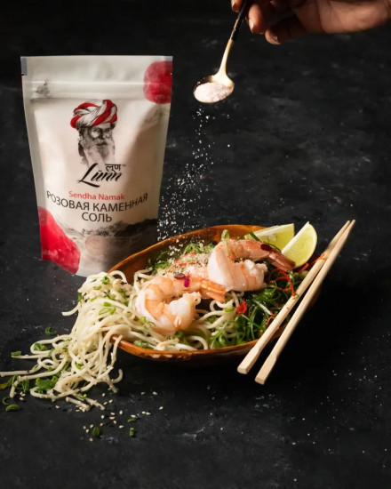 Соль розовая каменная «Lunn»