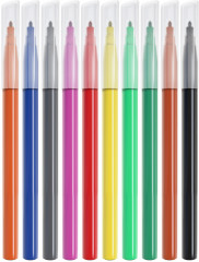 Фломастеры (смываемые, 10 цветов) - Фото 1