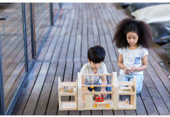 Дом кукольный двухсекционный с мебелью - Фото 6