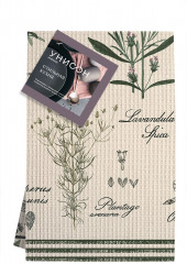 Комплект полотенец вафельных - Фото 9