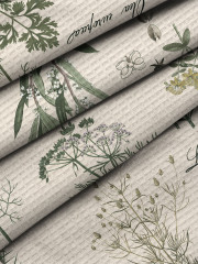 Комплект полотенец вафельных - Фото 8