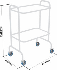 Стол медицинский инструментальный - Фото 2