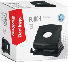 Дырокол пластиковый (с линейкой, 20 листов) - Фото 1