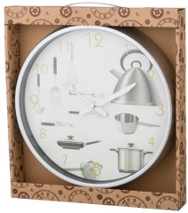 Часы настенные (30×30×4 см) - Фото 1
