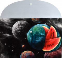 Папка для документов «Космический арбуз» - Фото 1