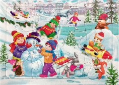 Пазл «Зимние забавы» - Фото 1