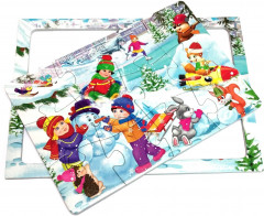 Пазл «Зимние забавы» - Фото 2