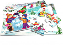 Пазл «Зимние забавы» - Фото 3