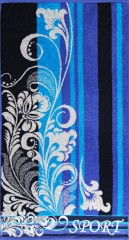 Полотенце махровое пестротканое "Intento" (Cleanelly, 50х90, цвет синий) - Фото 1