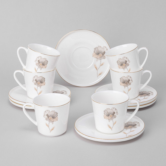 Набор кофейный «Золотой цветок»