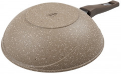 Сковорода-вок со съемной ручкой «Гранит» - Фото 3