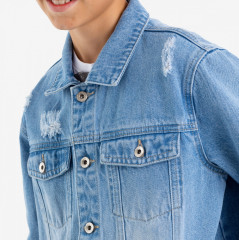 Куртка джинсовая для мальчиков - Фото 2