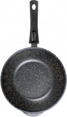 Сотейник литой со съемной ручкой и крышкой - Фото 2