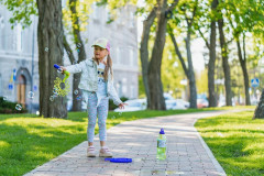 Набор для запуска мыльных пузырей «Кольцо с вращением» - Фото 1