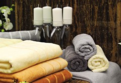 Полотенце махровое гладкокрашеное с эффектом велюра "Prezioso" (Cleanelly Perfetto, 70х140, цвет бежевый) - Фото 3