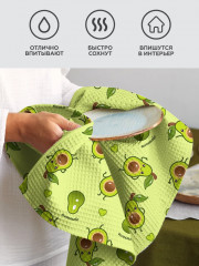 Комплект полотенец вафельных - Фото 2