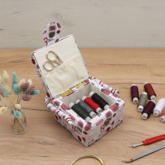 Шкатулка для рукоделия «Катушки и нитки» - Фото 1