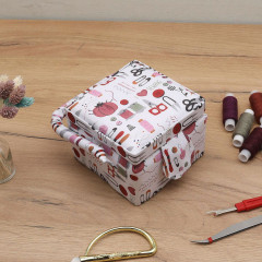 Шкатулка для рукоделия «Катушки и нитки» - Фото 2