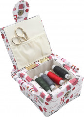 Шкатулка для рукоделия «Катушки и нитки» - Фото 3