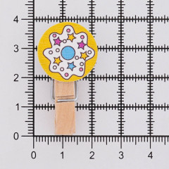 Набор прищепок декоративных «Единороги и сладости» - Фото 3