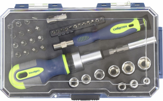 Набор: отвертки, биты, торцевые головки