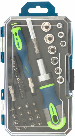 Набор: отвертки, биты, торцевые головки