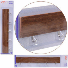 Планка настенная с крючками на липкой основе «Бастоф» - Фото 1