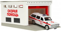 Набор игровой «Гараж. Скорая помощь» - Фото 2