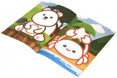 Раскраска детская с цветным контуром «Животные» - Фото 2