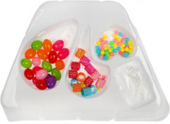 Набор для создания украшений из бисера и бусин «Сердце Wednesday» - Фото 1