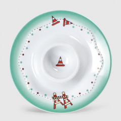 Набор детской посуды «Зеленая машинка» - Фото 1