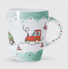 Набор детской посуды «Зеленая машинка» - Фото 3