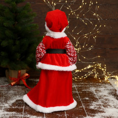 Бабушка Зима «В красной шубе ромбик, с ремешком» - Фото 2