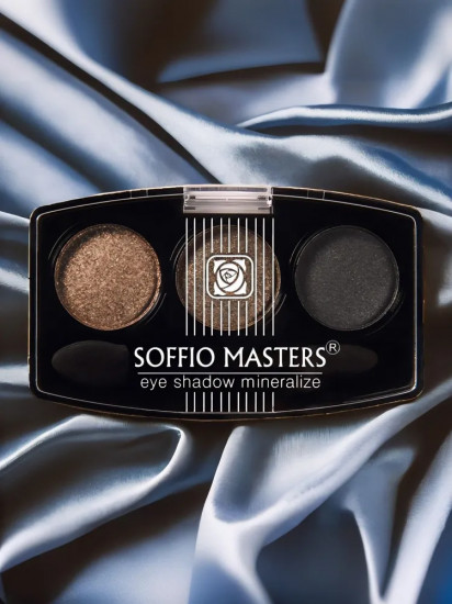 Палетка теней для век «Rich Velvety Finish», оттенок N5 Тёмный шоколад