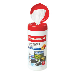 Салфетки влажные для экранов всех типов и пластика с ароматом абрикоса - Фото 1