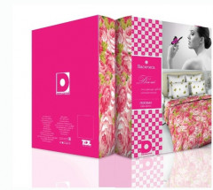 Комплект постельного белья «Нежные эмоции» (рис.5838, 2-спальный, поплин, 2 наволочки 70х70) - Фото 1