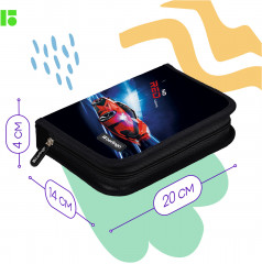 Пенал школьный «No red lights» - Фото 2