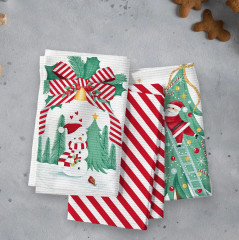 Комплект полотенец вафельных «Snowball» - Фото 1