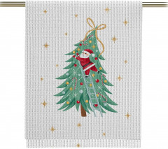 Комплект полотенец вафельных «Snowball» - Фото 3