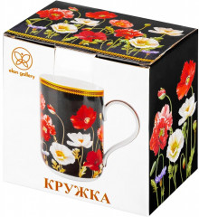 Кружка «Маки на черном» - Фото 5
