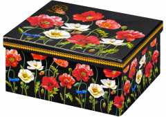 Чайная пара «Маки на черном» - Фото 1