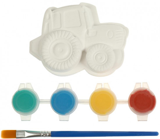 Барельеф для росписи «Синий трактор»