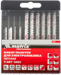 Набор полотен для электролобзика универсальный «T-SET1003» (10 шт.) - Фото 1